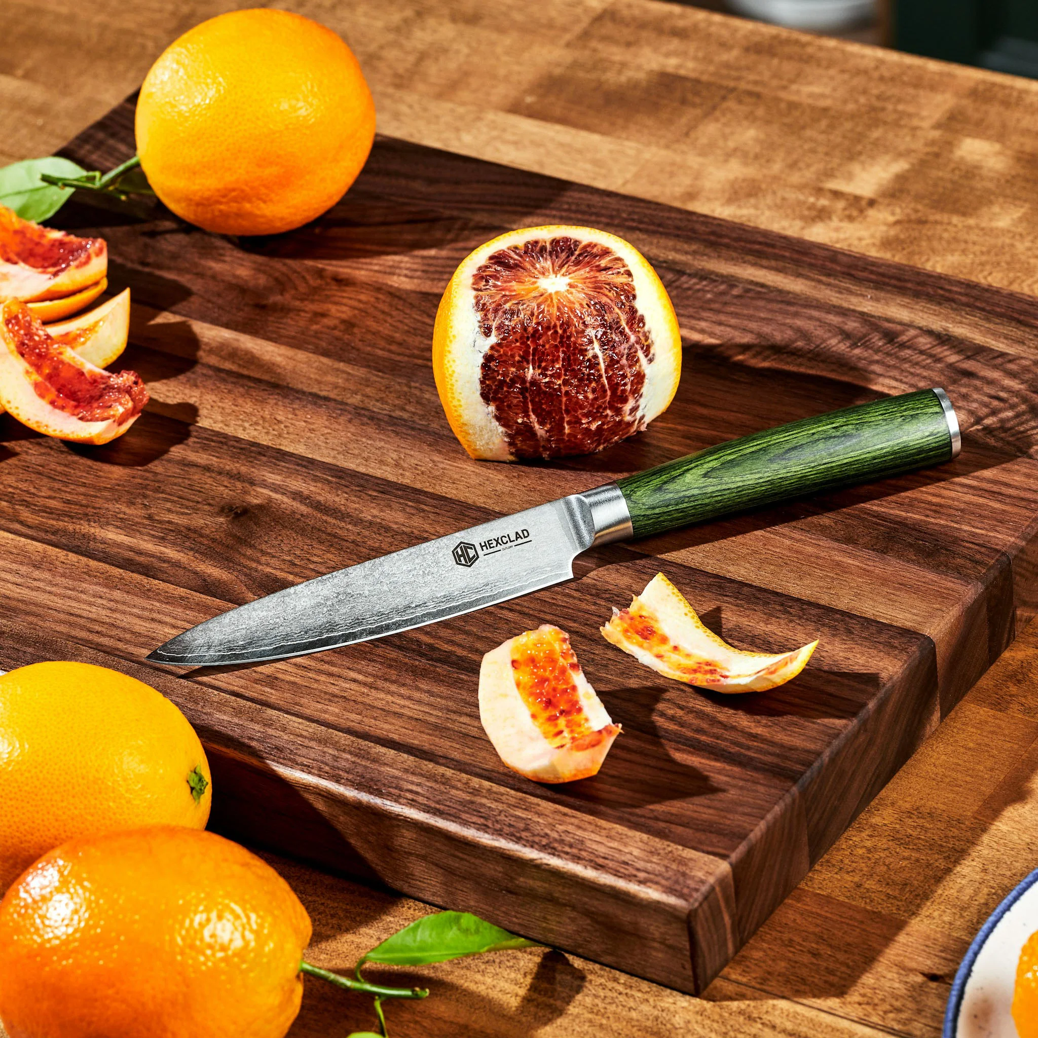 Damascus Steel Utility Knife, 5" - Image 6