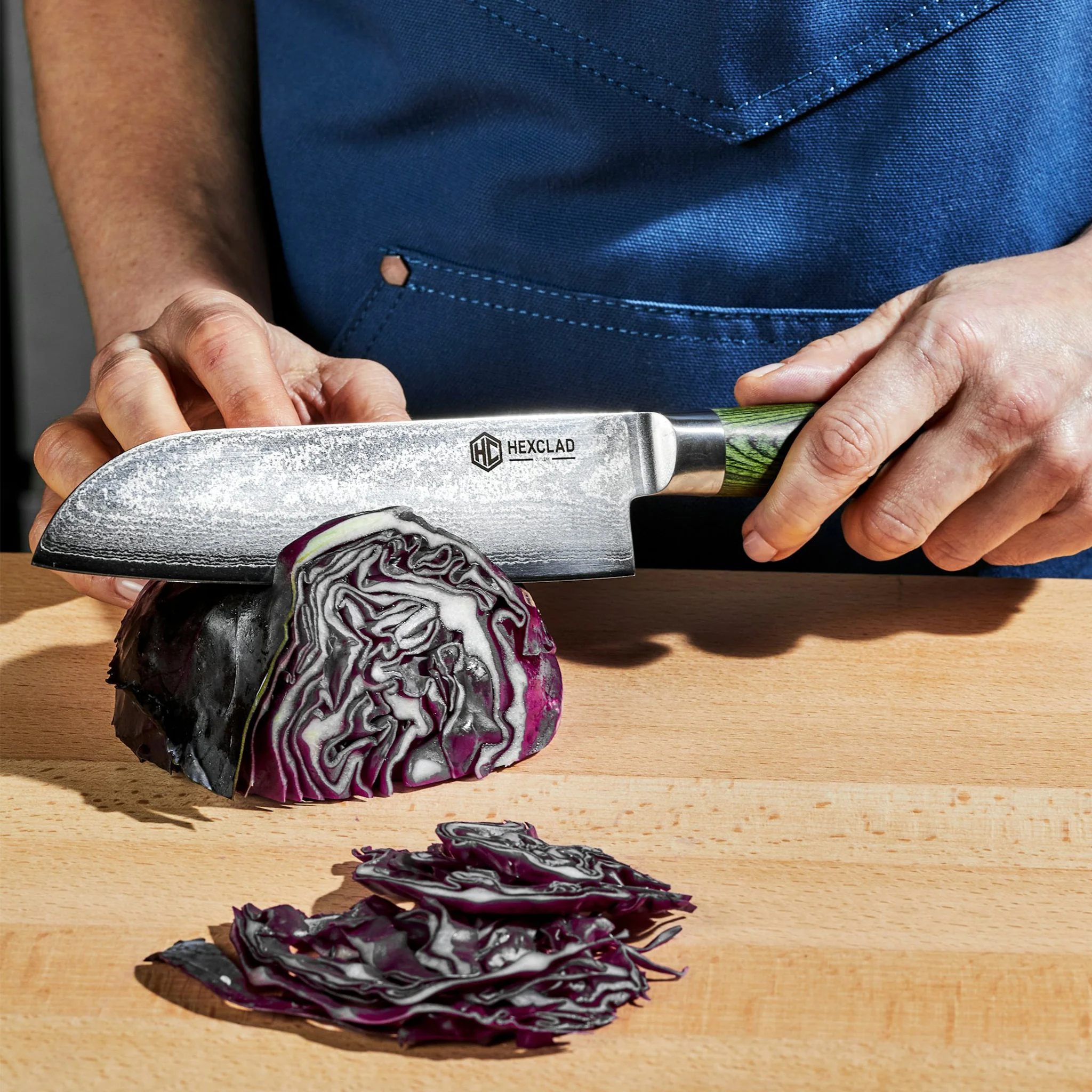 Damascus Steel Santoku Knife, 7" - Image 6
