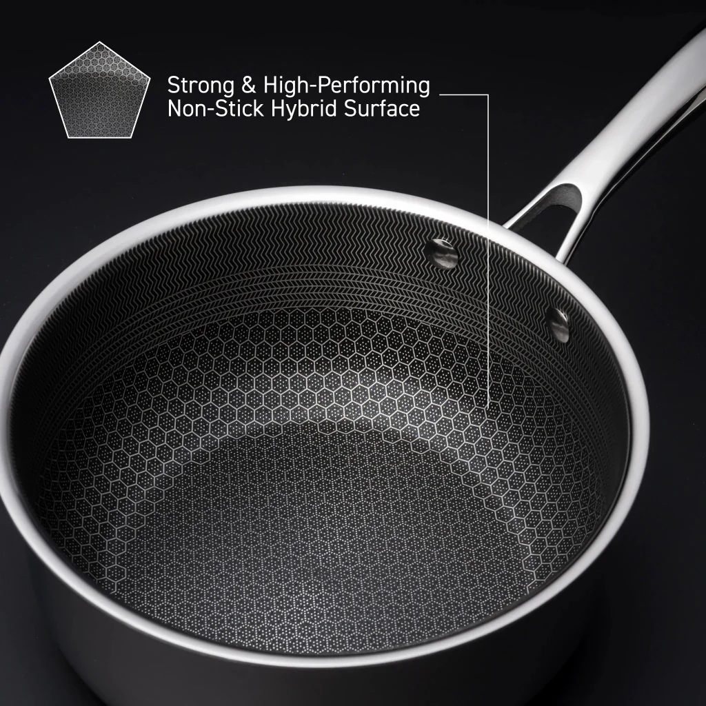 Hybrid Saucepan With Lid, 2-Qt - Image 4